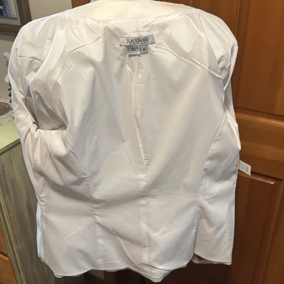 Kay Unger Embroidered Floral Women's Blazer Jacket - Picture 17 of 17